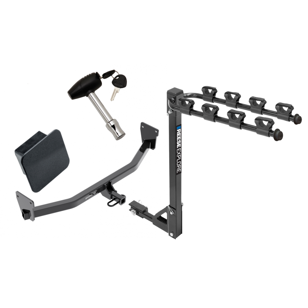 Trailer Tow Hitch w/ 4 Bike Rack For 1721 KIA Niro Except